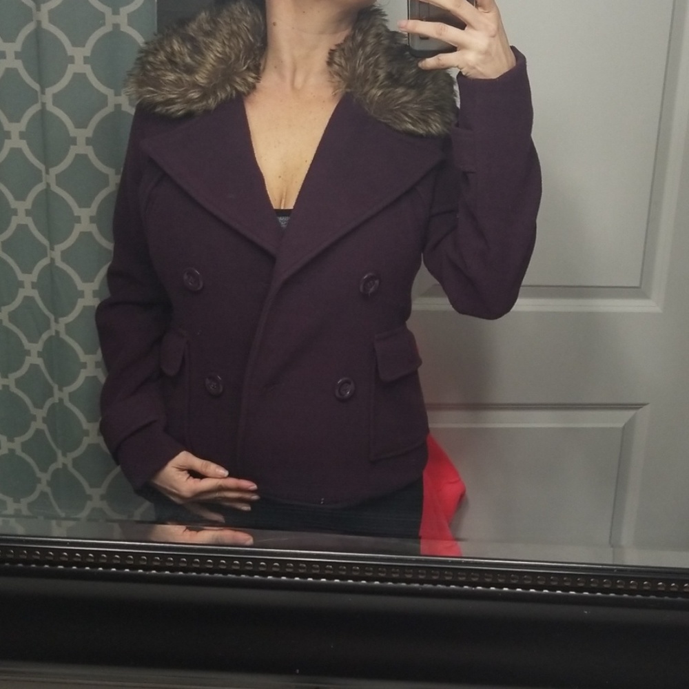 Purple Dollhouse coat size small